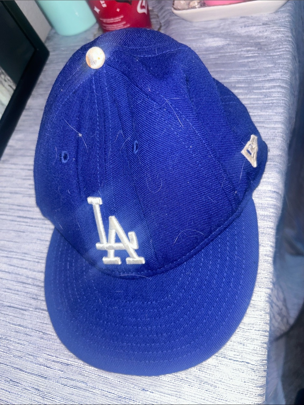 New Era Royal Blue LA Dodgers Cap with White Logo